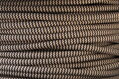 Textilní kabel Art Deco Zig Zag Černo-Béžový 29 opředený 2x0,75 a 3x0,75mm2