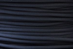 Textilní kabel v metráži - Černý