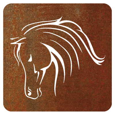 Nástěnná dekorace kůň