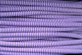 Textilní kabel Zig Zag Fialovo-Bílý  22 opředený 2x0,75 a 3x0,75mm2