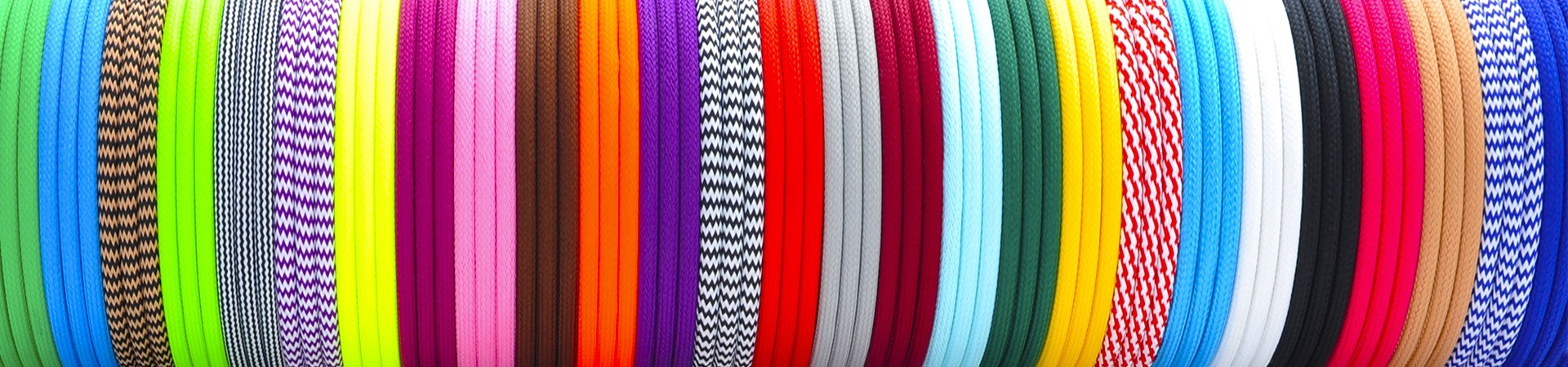 Textilní kabely opletené Czech made