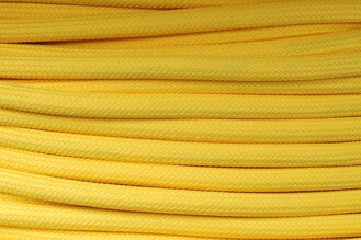Textilní kabel Žlutý Z10 opředený 2x0,75 a 3x0,75mm2