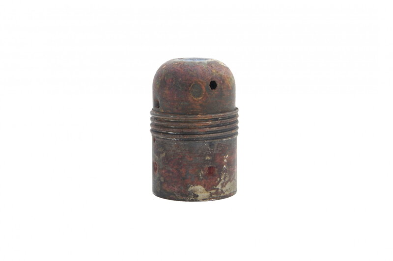 Objímka E27 kov krátký závit, Vintage oxidace LU