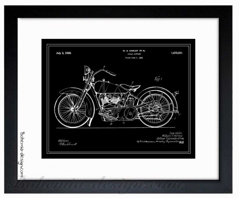 Ilustrace W.S. Harley 1928 / 30x40 cm